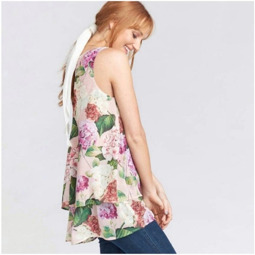 Show Me your Mumu | Women’s Hydrangea Diana Tunic Floral Sleeveless Tank Flowers